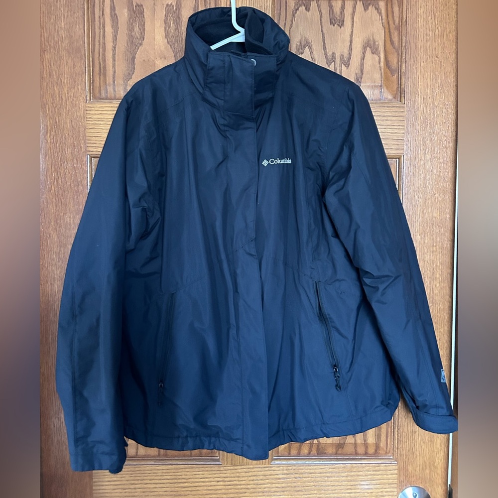 Women’s Black Columbia interchange jacket